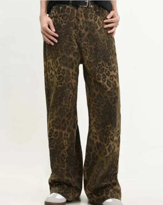 Retro Leopard Pants