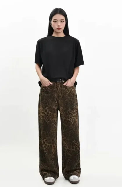 Retro Leopard Pants