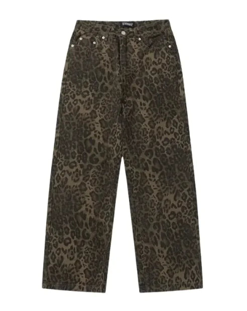 Retro Leopard Pants