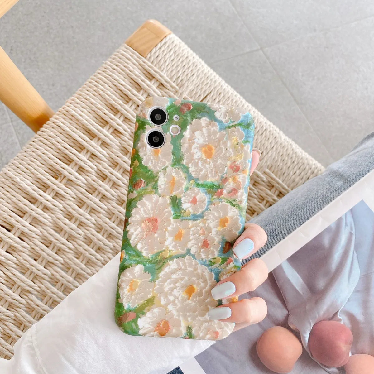 Oil Painting Pattern Mobile Phone Case