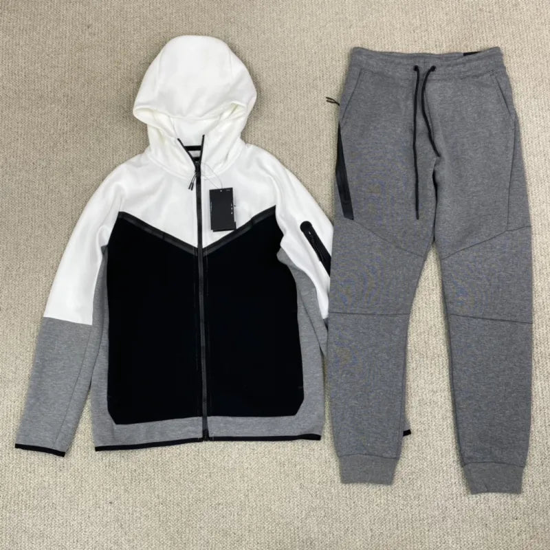 Men's Casual Hooded Sweater Set