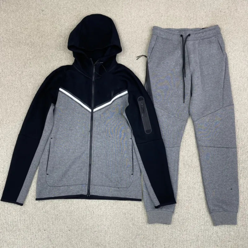 Men's Casual Hooded Sweater Set