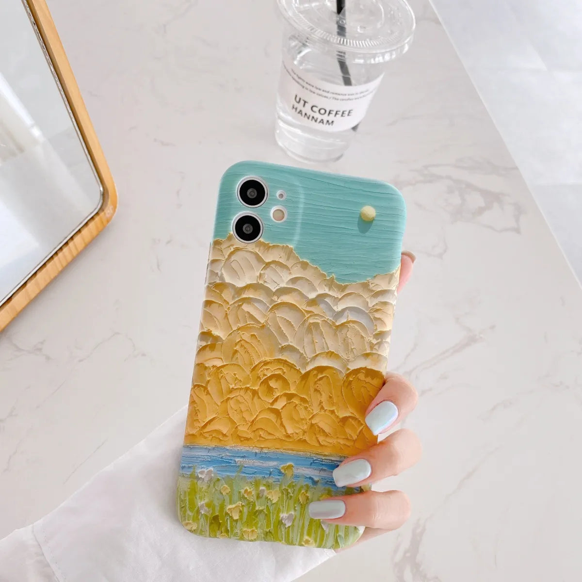 Oil Painting Pattern Mobile Phone Case