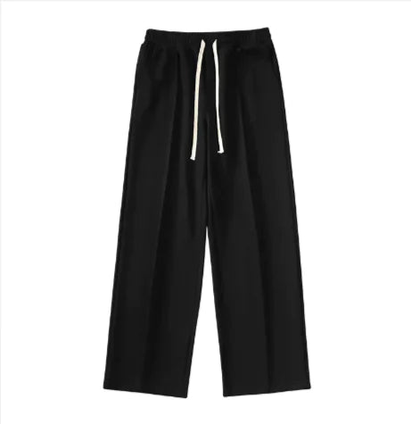 Wide-Leg Pleated Pants