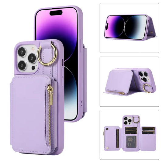 Adhesive Phone Case with Lanyard & Multi-Card Holder