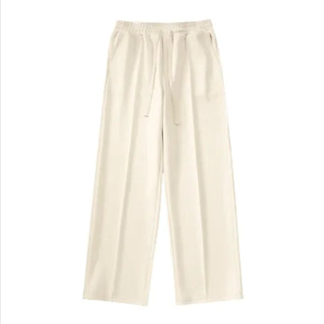 Wide-Leg Pleated Pants