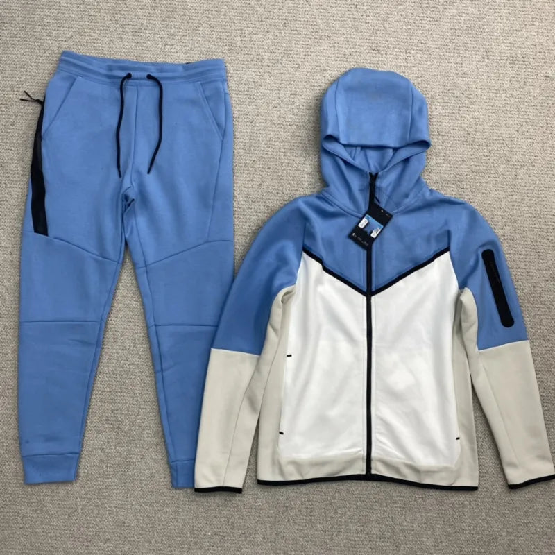 Men's Casual Hooded Sweater Set