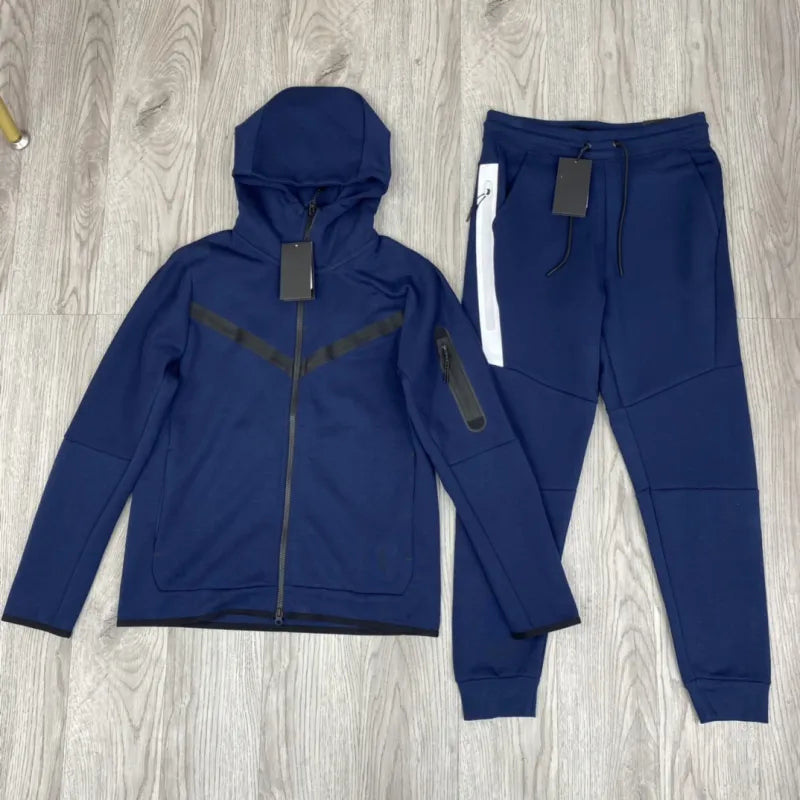 Men's Casual Hooded Sweater Set