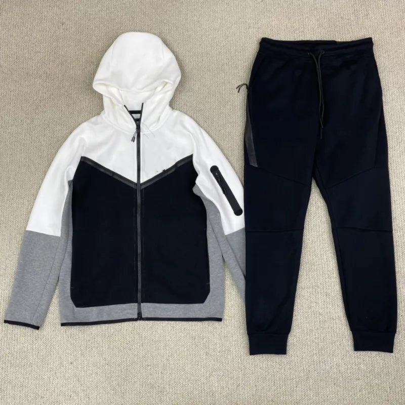 Men's Casual Hooded Sweater Set